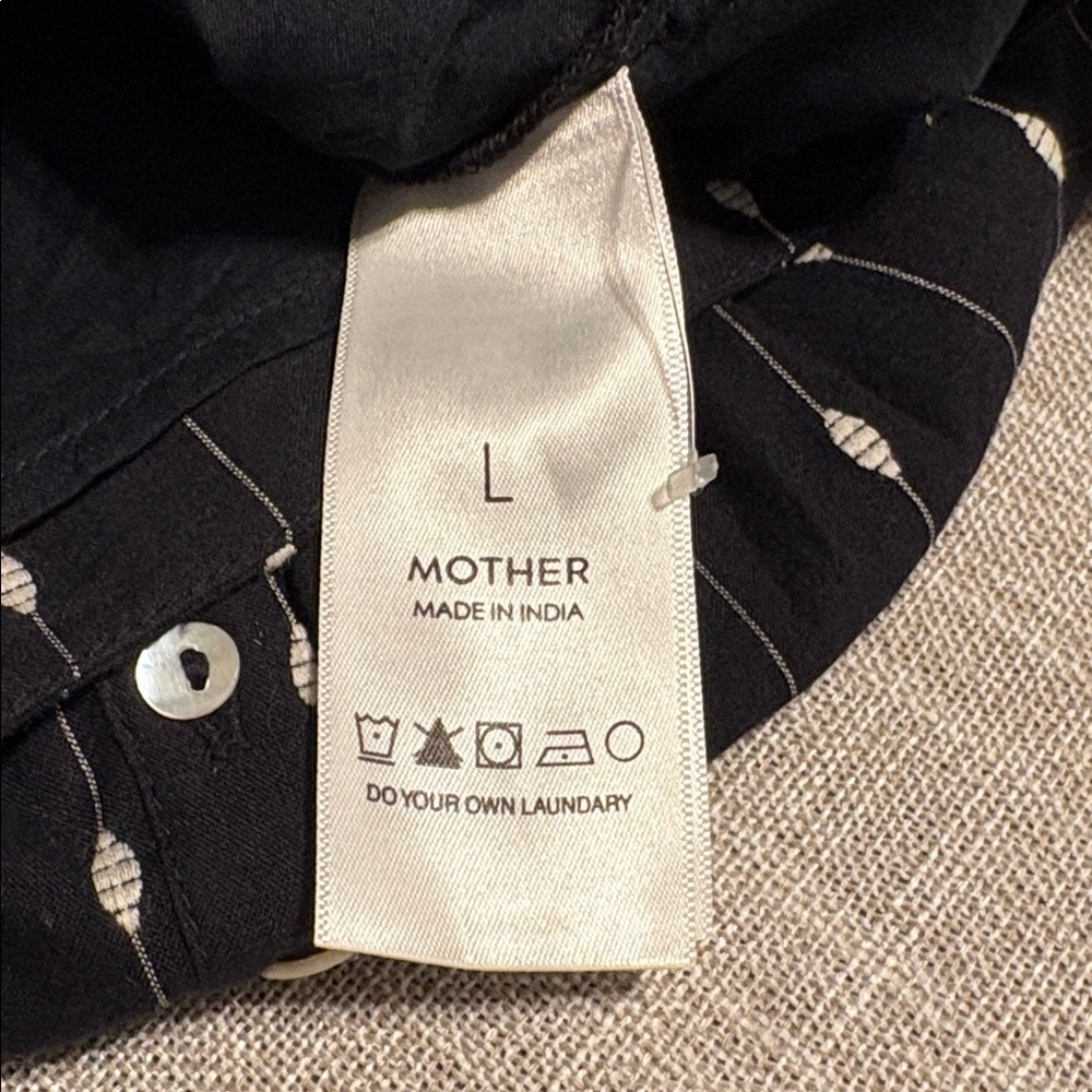 MOTHER The Run Wild Dot Line Cotton Dress - Picture 5 of 7